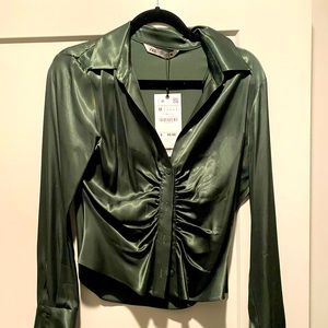Zara Green Top
